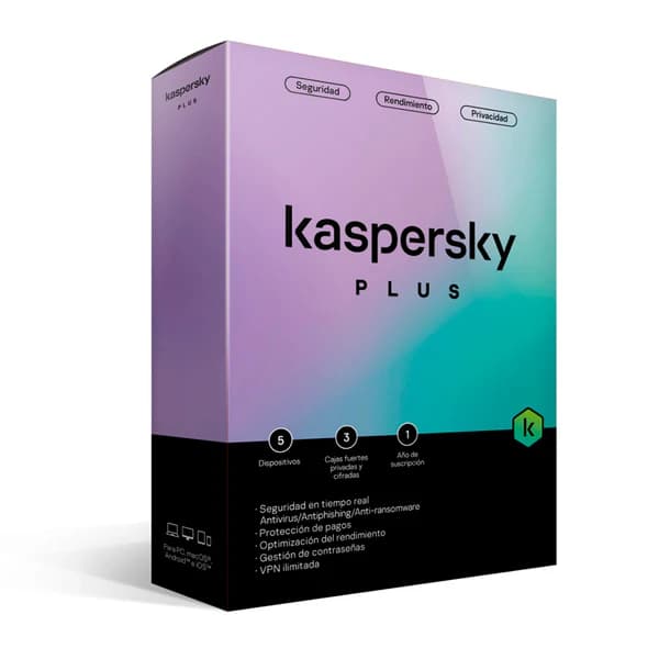 Kaspersky Plus 1 Dispositivo 1 Año — imagen 1 de 1